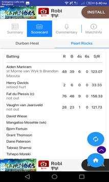 Live Cricket Ball by Ball screenshot 1