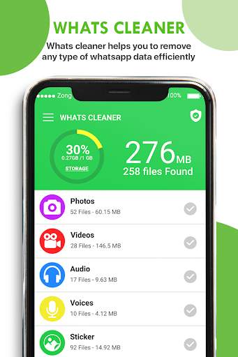 Cleaner for WhatsApp : Whats Cleaner screenshot 1