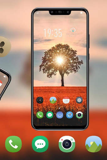 Bright Sun Rays theme Galaxy G10 launcher screenshot 3