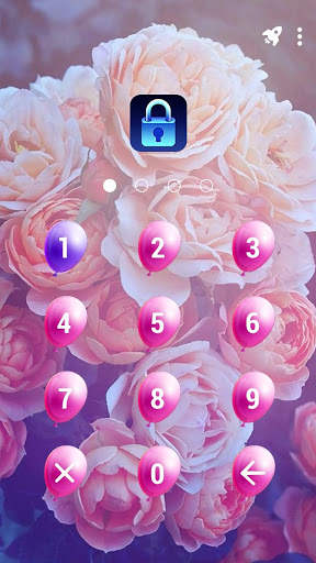 White Rose - App Lock Master Theme screenshot 2