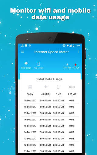 Internet Speed Meter Pro - 4G Speed Test screenshot 1