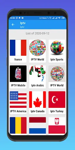 iptv m3u list screenshot 1