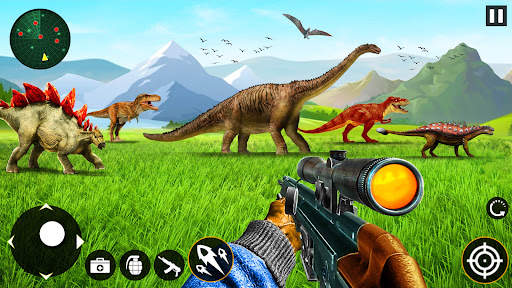 Wild Dinosaur Hunting Dino Sim screenshot 1