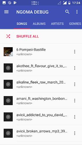 Ngoma music player screenshot 1