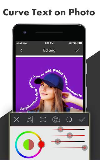 Curve Text - Swipe to Type скриншот 6