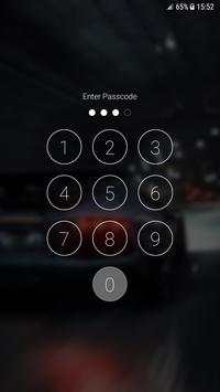 Supercars Pattern Lock Screen screenshot 3