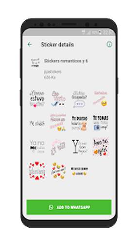 Stickers romanticos y frases de amor para WhatsApp screenshot 16