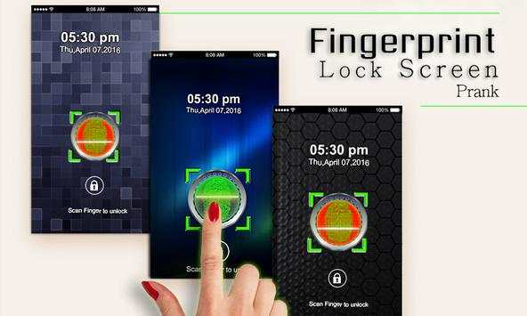 Finger Print Lock Screen Prank screenshot 3