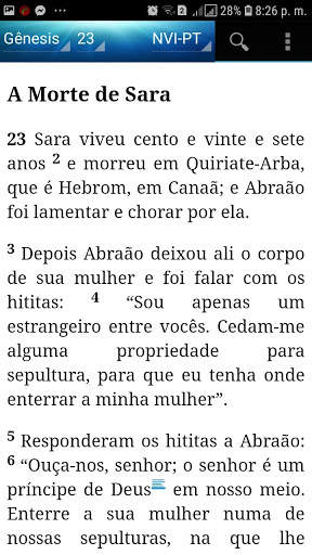 Holy Bible New International Version(Portugues) screenshot 4