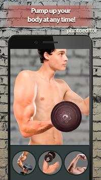 Muscles Workout: Gym Trainer Photo Editor & Maker screenshot 1