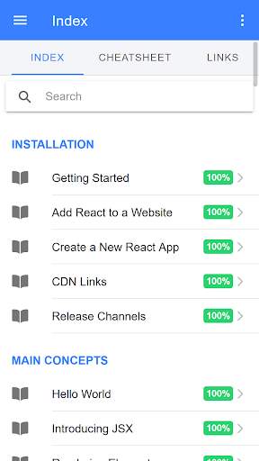 ReactJS Documentation screenshot 1
