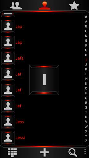 THEME DARKCITY RED EXDIALER screenshot 3