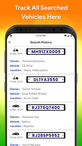 RTO Vehicle Information screenshot 2