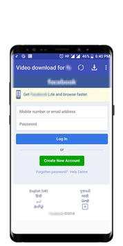 Video Downloader for Facebook screenshot 2