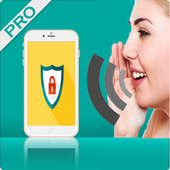 Unlock screen on voice icon