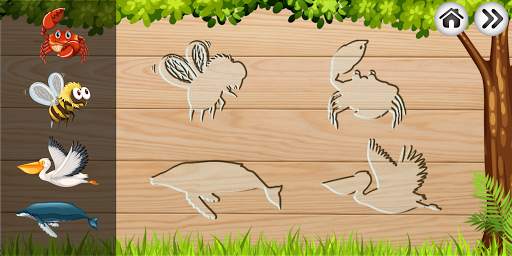 Animals puzzle games for kids screenshot 1