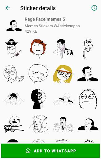 WAStickerApps Memes Stickers 😂😆😜 screenshot 5