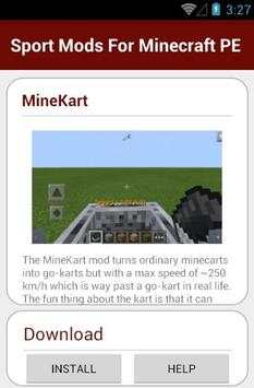 Sport Mods For Minecraft PE screenshot 6