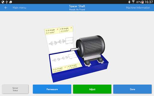 SKF Spacer shaft alignment screenshot 6