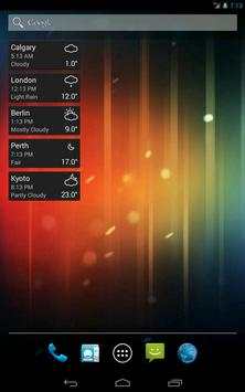 World Clock & Weather Widget screenshot 10