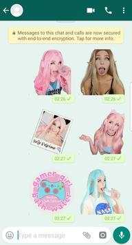 Belle Delphine Stickers screenshot 1