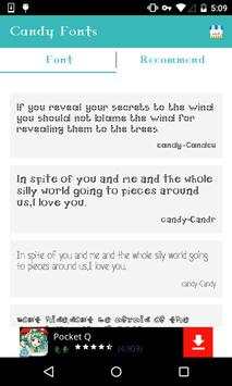 Candy Fonts screenshot 1