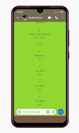 Imo call screenshot 1