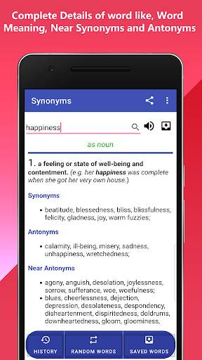 Synonyms and Antonyms Offline screenshot 2