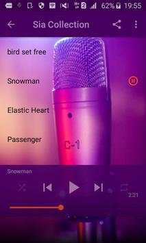 Sia Music Offline 1 تصوير الشاشة