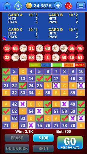 Keno Multi Card screenshot 3