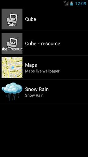 Snow Rain Live Wallpaper screenshot 1