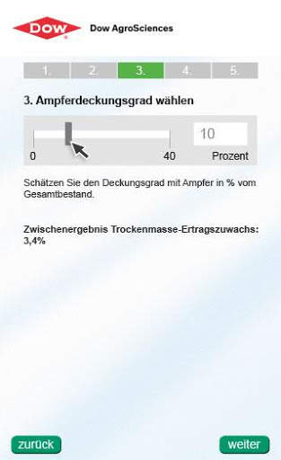 Dow Ampfer-App screenshot 4