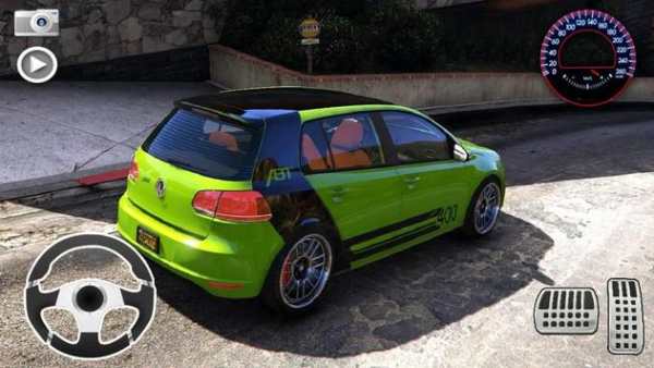 Driving Volkswagen Golf New Simulator screenshot 1