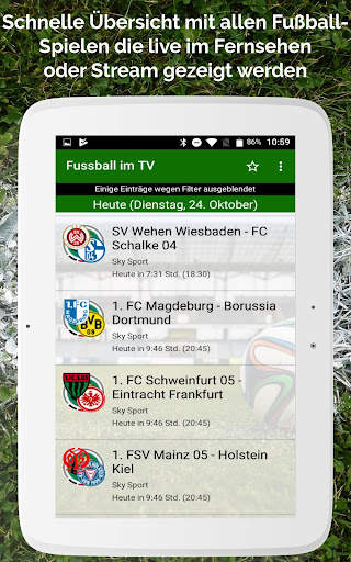 Fussball im TV live screenshot 15