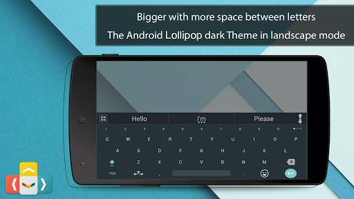 aitype Lollipop Keyboard theme screenshot 5