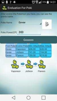 Evolve CP For Pokemon screenshot 2