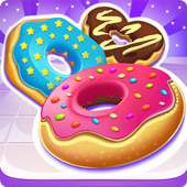Donut Making Food Game logo