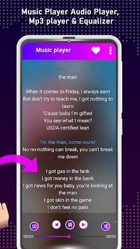 Music Player Audio Player, Mp3 player & Equalizer screenshot 4