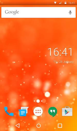 Orange Lights Animated Keyboard screenshot 6