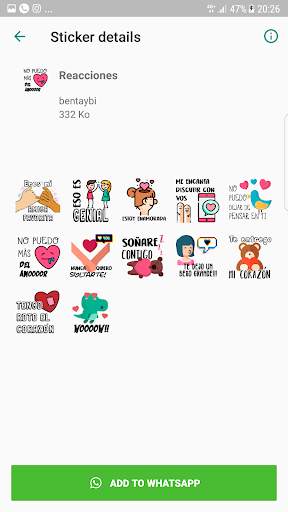 Stickers de amor y Piropos para WhatsApp screenshot 6