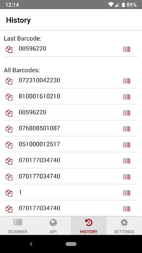 Barcode QR Code Scanner Web API screenshot 3