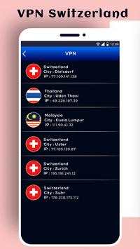 Switzerland VPN screenshot 2