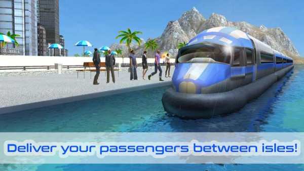 Water Train Driving Simulator screenshot 2