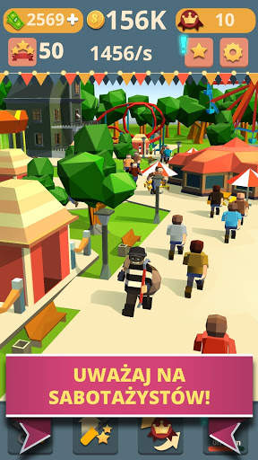 Theme Park Clicker: Idle Craft. Roller Coaster Inc screenshot 4