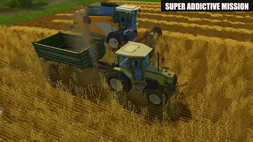 Modern Farming Tractor Simulator 3d-Big Driving screenshot 1