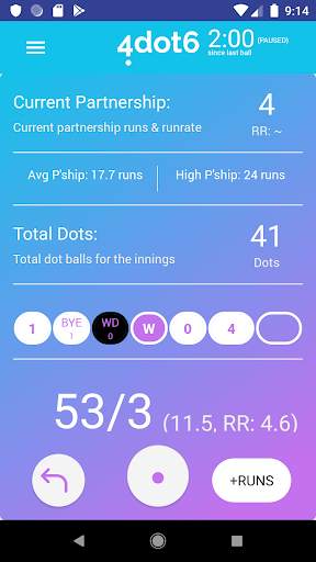 Cricket Umpire Ball Counter screenshot 2