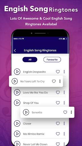 English Song Ringtone screenshot 2