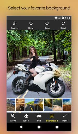 Women Bike Photo Suit Editor screenshot 5