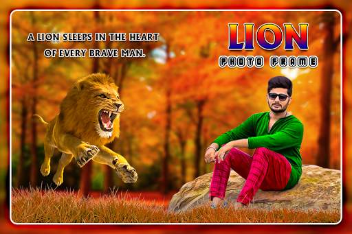 Lion Photo Frame screenshot 2