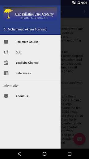 Dr Bushnaq Palliative Course screenshot 1